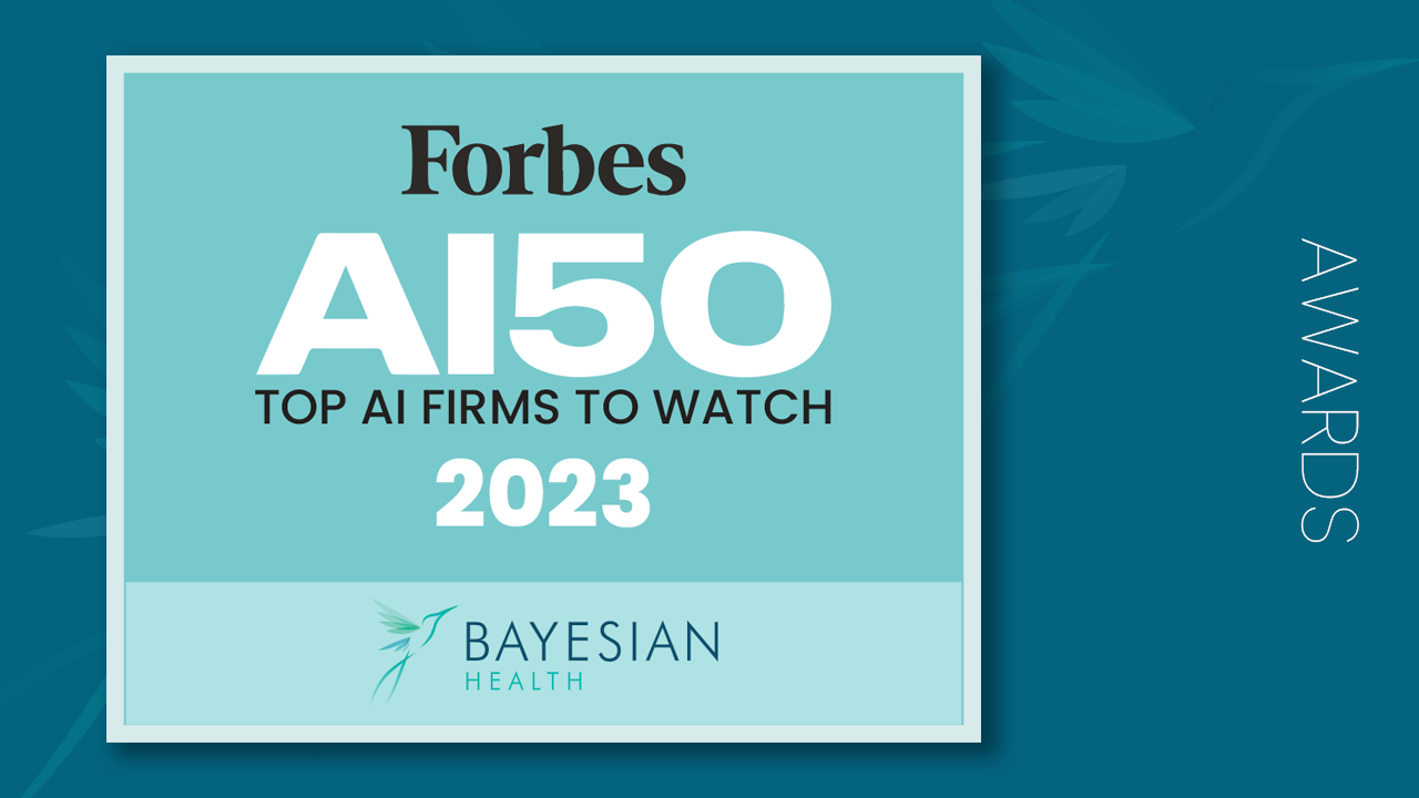 Bayesian Health Awarded Forbes AI50 AI Firms to Watch 2023 Bayesian